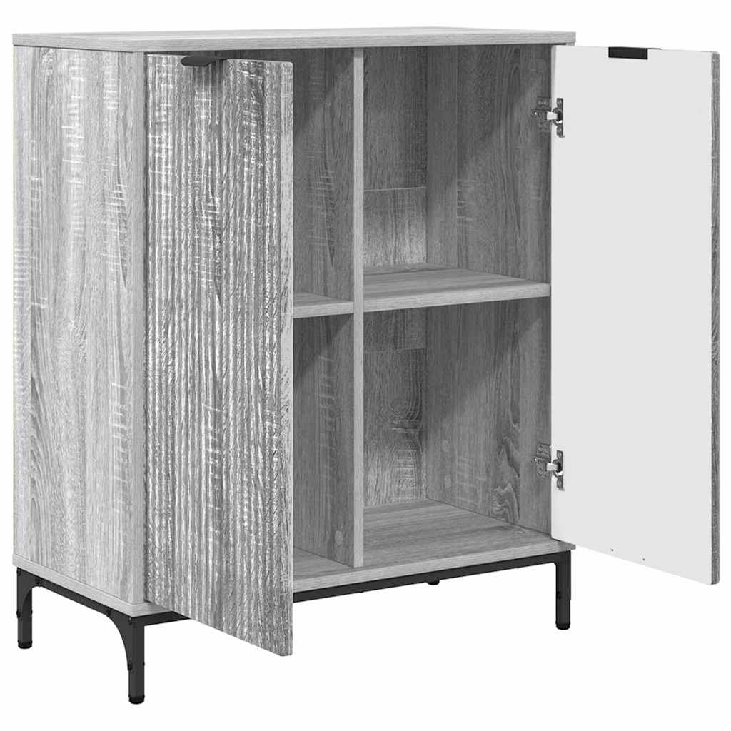 Buffet Gris Sonoma 69,5 x 33 x 82 cm Bois d'ingénierie - XIOS