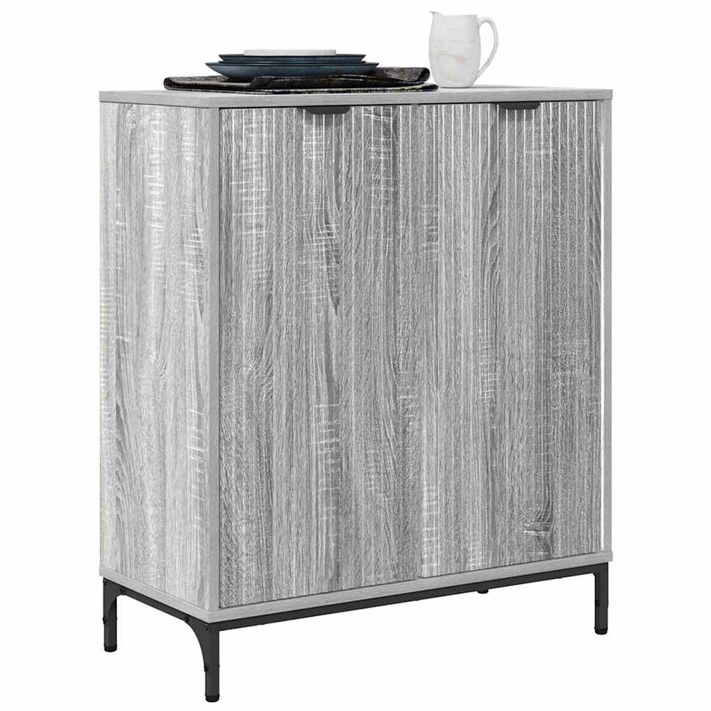 Buffet Gris Sonoma 69,5 x 33 x 82 cm Bois d'ingénierie - XIOS