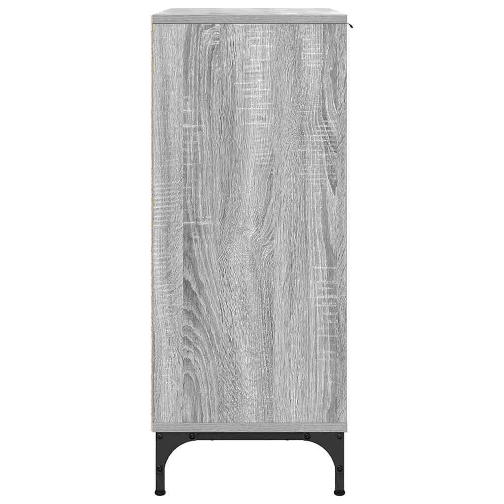 Buffet Gris Sonoma 69,5 x 33 x 82 cm Bois d'ingénierie - XIOS