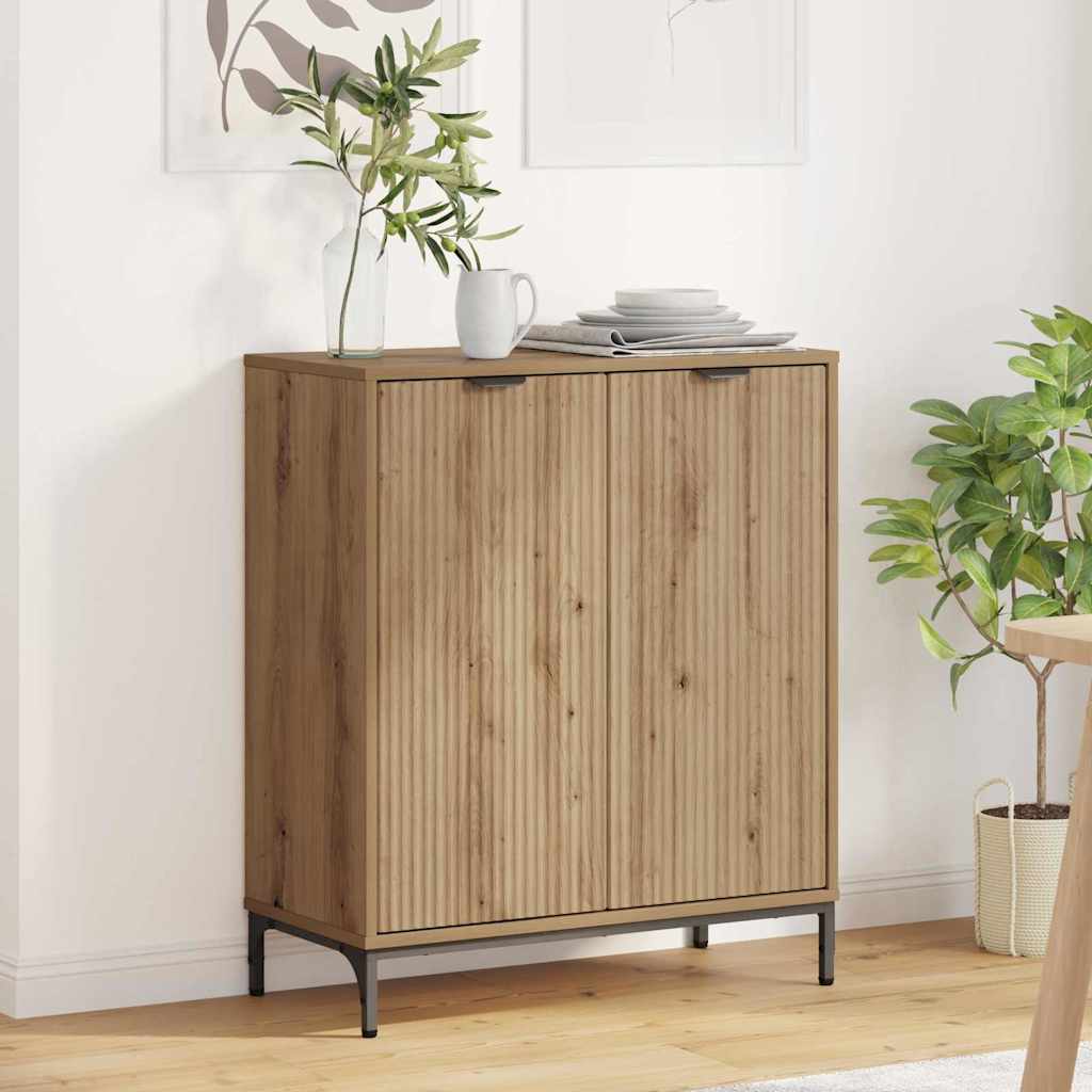 Buffet chêne artisanal 69,5 x 33 x 82 cm Bois d'ingénierie - XIOS