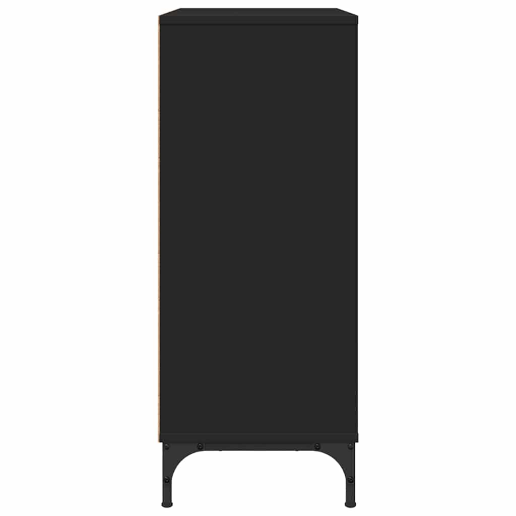 Buffet avec tiroir Noir 79,5 x 33 x 82 cm Bois d'ingénierie - XIOS