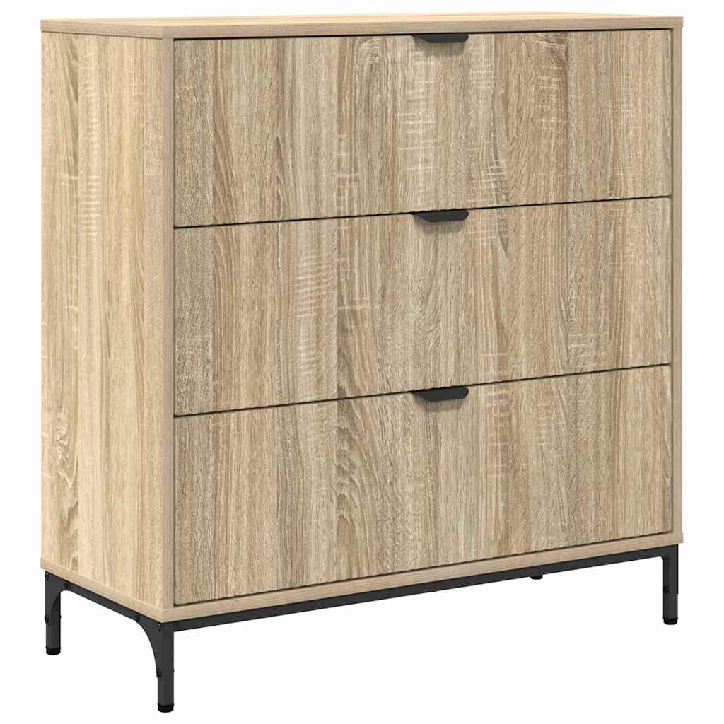 Buffet Chêne sonoma 79,5 x 33 x 82 cm Bois d'ingénierie - XIOS