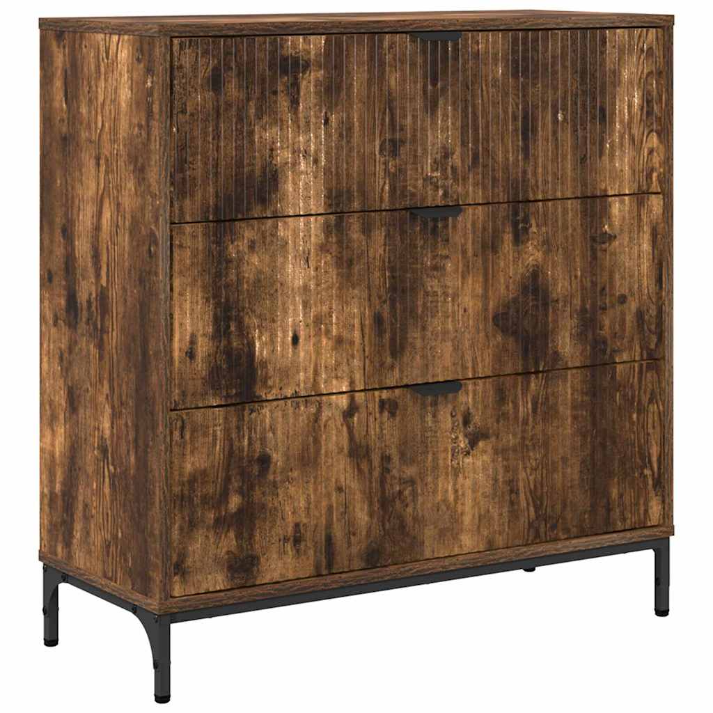 Buffet Chêne fumé 79,5 x 33 x 82 cm Bois d'ingénierie - XIOS