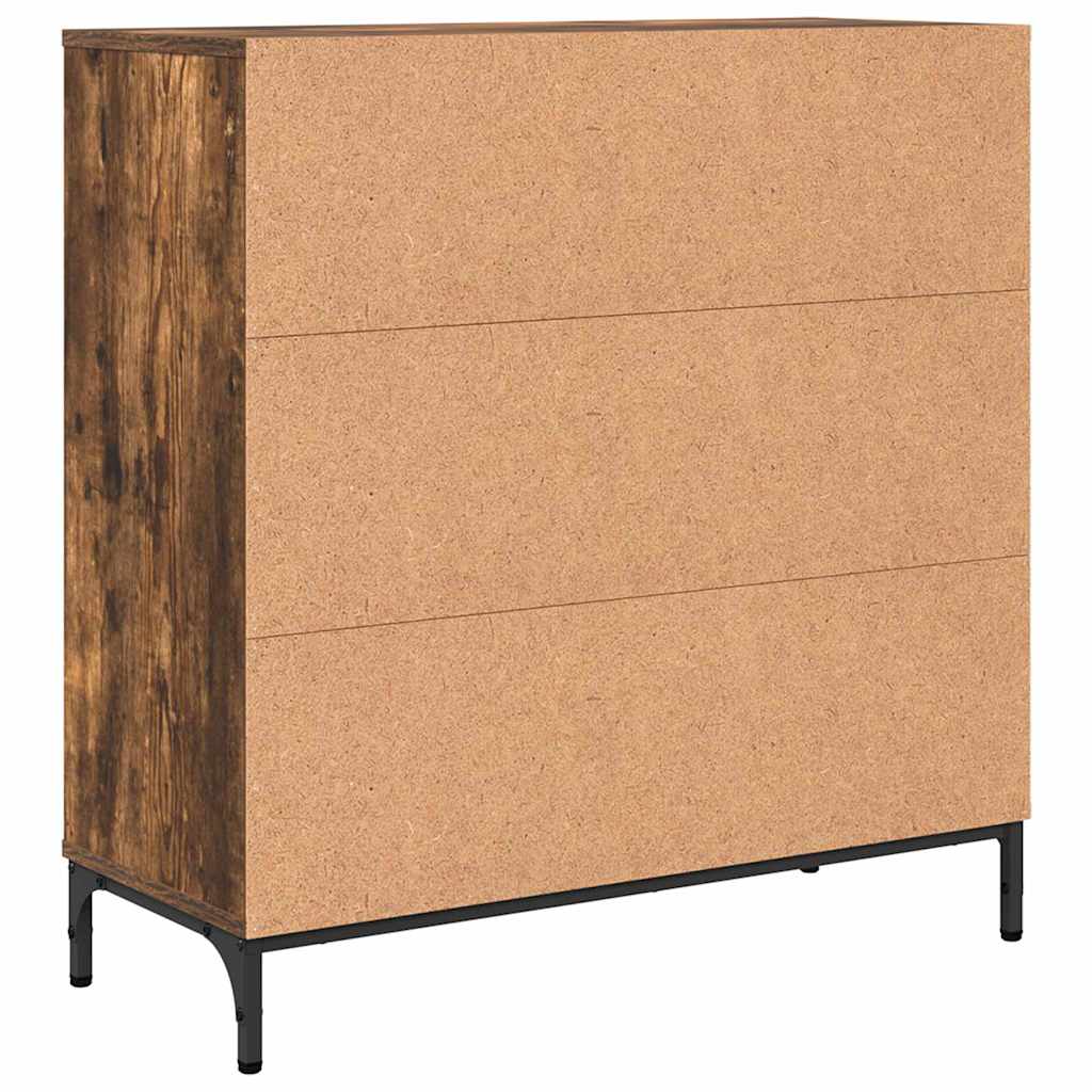 Buffet Chêne fumé 79,5 x 33 x 82 cm Bois d'ingénierie - XIOS
