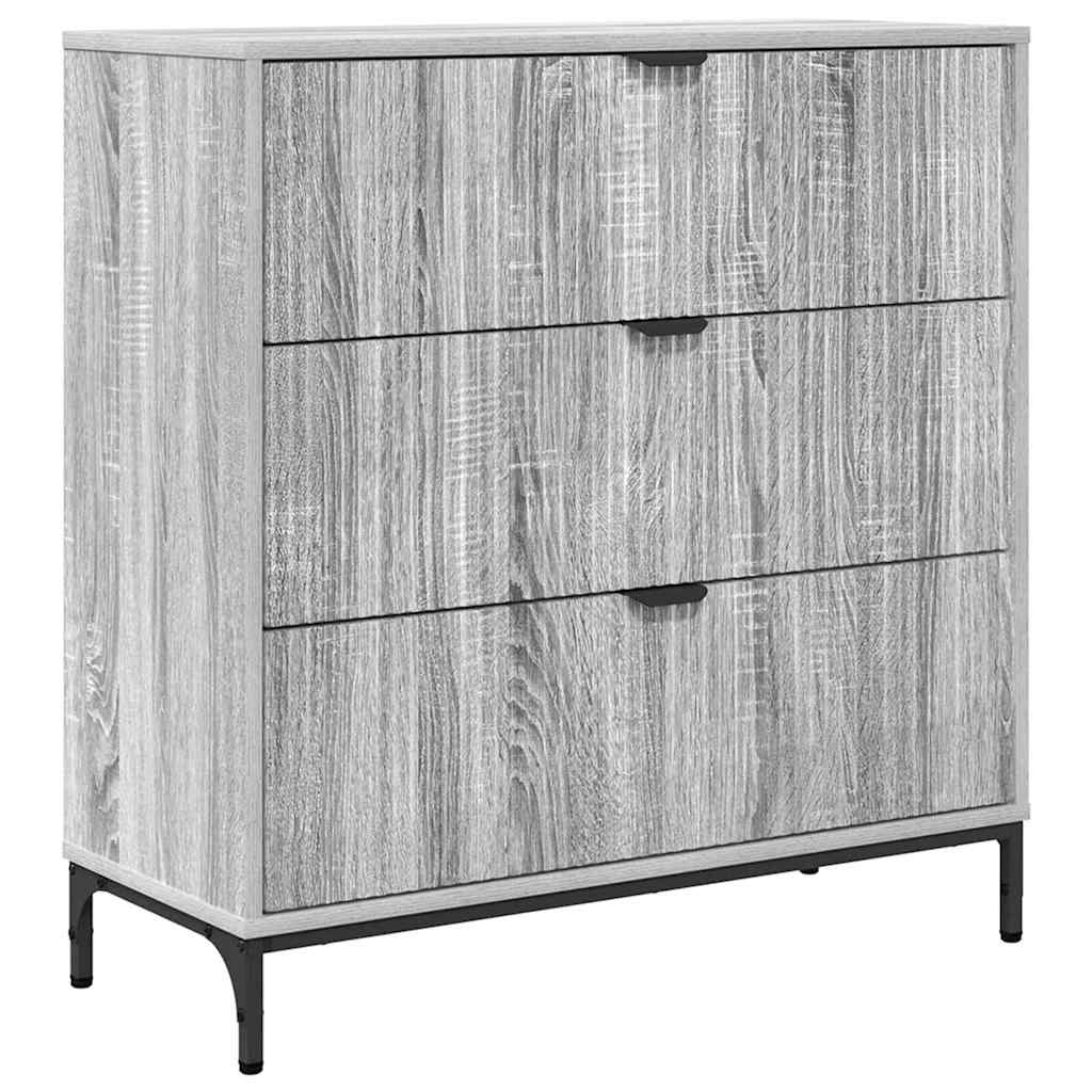 Buffet Sonoma gris 79,5 x 33 x 82 cm Bois d'ingénierie - XIOS
