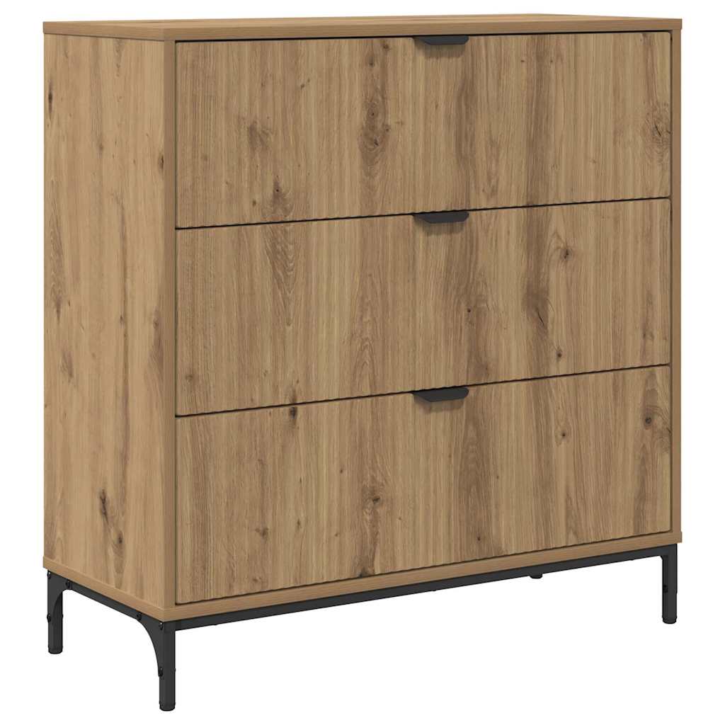 Buffet chêne artisanal 79,5 x 33 x 82 cm Bois d'ingénierie - XIOS