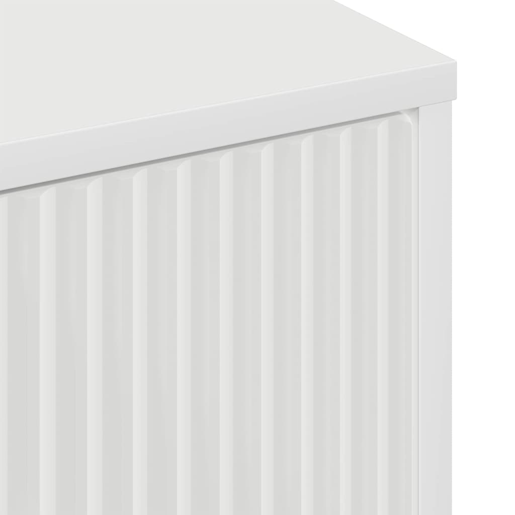 Table basse Blanc 90 x 49 x 46 cm Bois d'ingénierie - XIOS