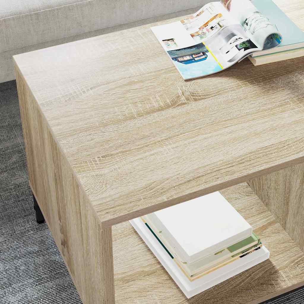 Table basse Chêne Sonoma 90 x 49 x 46 cm Bois d'ingénierie - XIOS