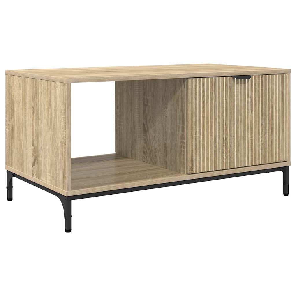 Table basse Chêne Sonoma 90 x 49 x 46 cm Bois d'ingénierie - XIOS