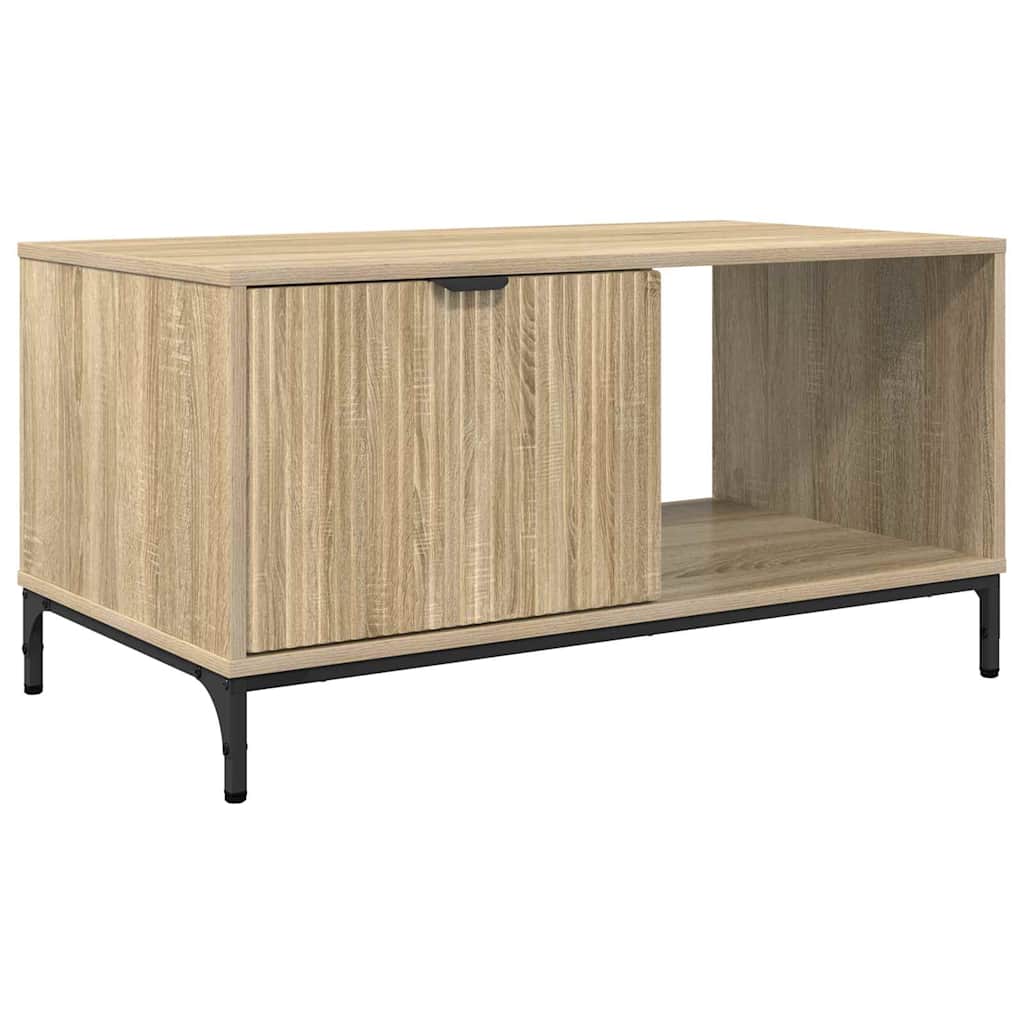 Table basse Chêne Sonoma 90 x 49 x 46 cm Bois d'ingénierie - XIOS