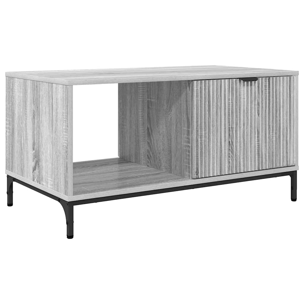 Table basse Gris Sonoma 90 x 49 x 46 cm Bois d'ingénierie - XIOS
