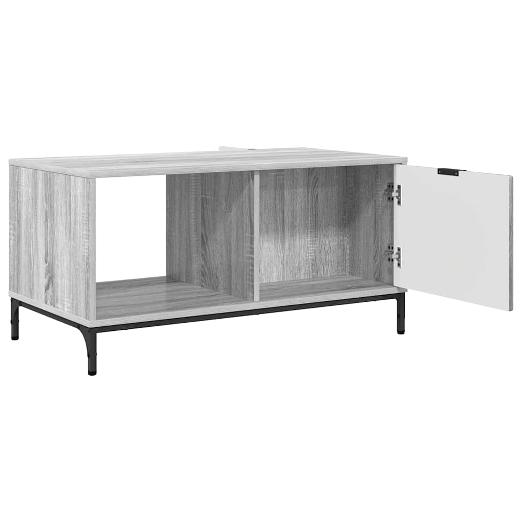 Table basse Gris Sonoma 90 x 49 x 46 cm Bois d'ingénierie - XIOS