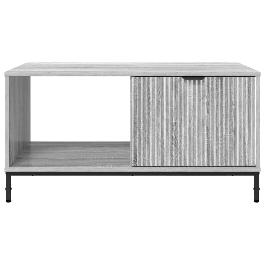 Table basse Gris Sonoma 90 x 49 x 46 cm Bois d'ingénierie - XIOS