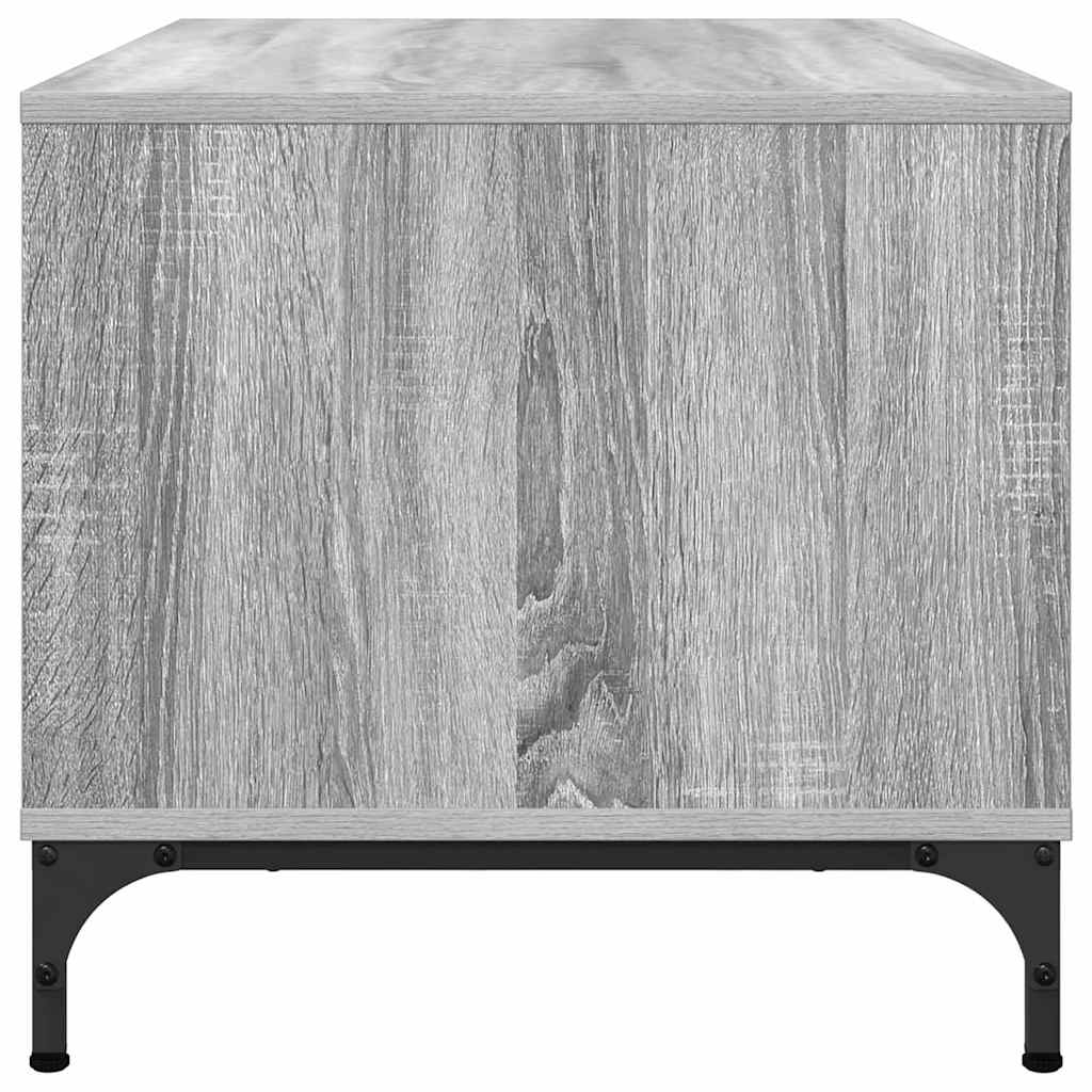 Table basse Gris Sonoma 90 x 49 x 46 cm Bois d'ingénierie - XIOS