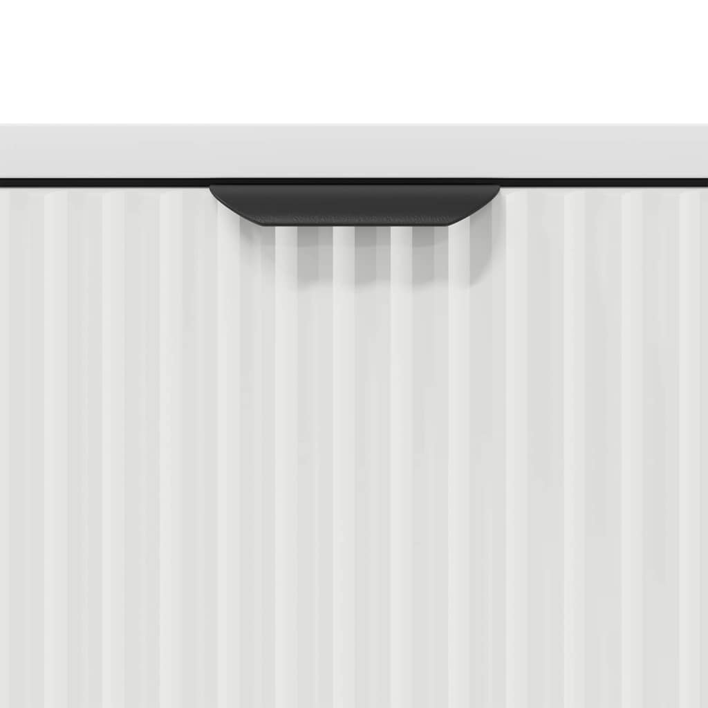 Buffet Blanc 89,5 x 33 x 82 cm Bois d'ingénierie