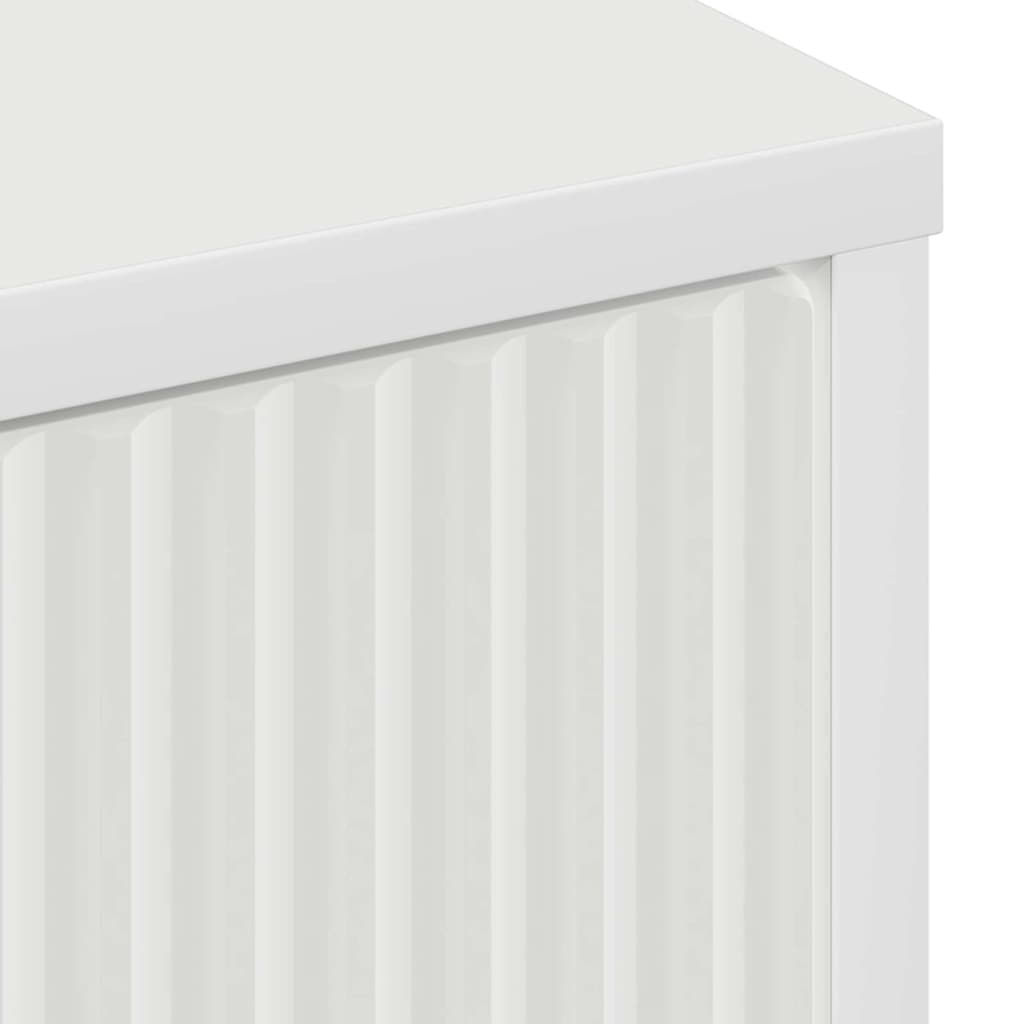 Buffet Blanc 89,5 x 33 x 82 cm Bois d'ingénierie