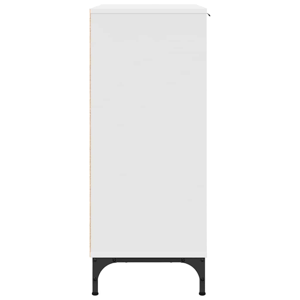 Buffet avec tiroir Blanc 89,5 x 33 x 82 cm Bois d'ingénierie - XIOS
