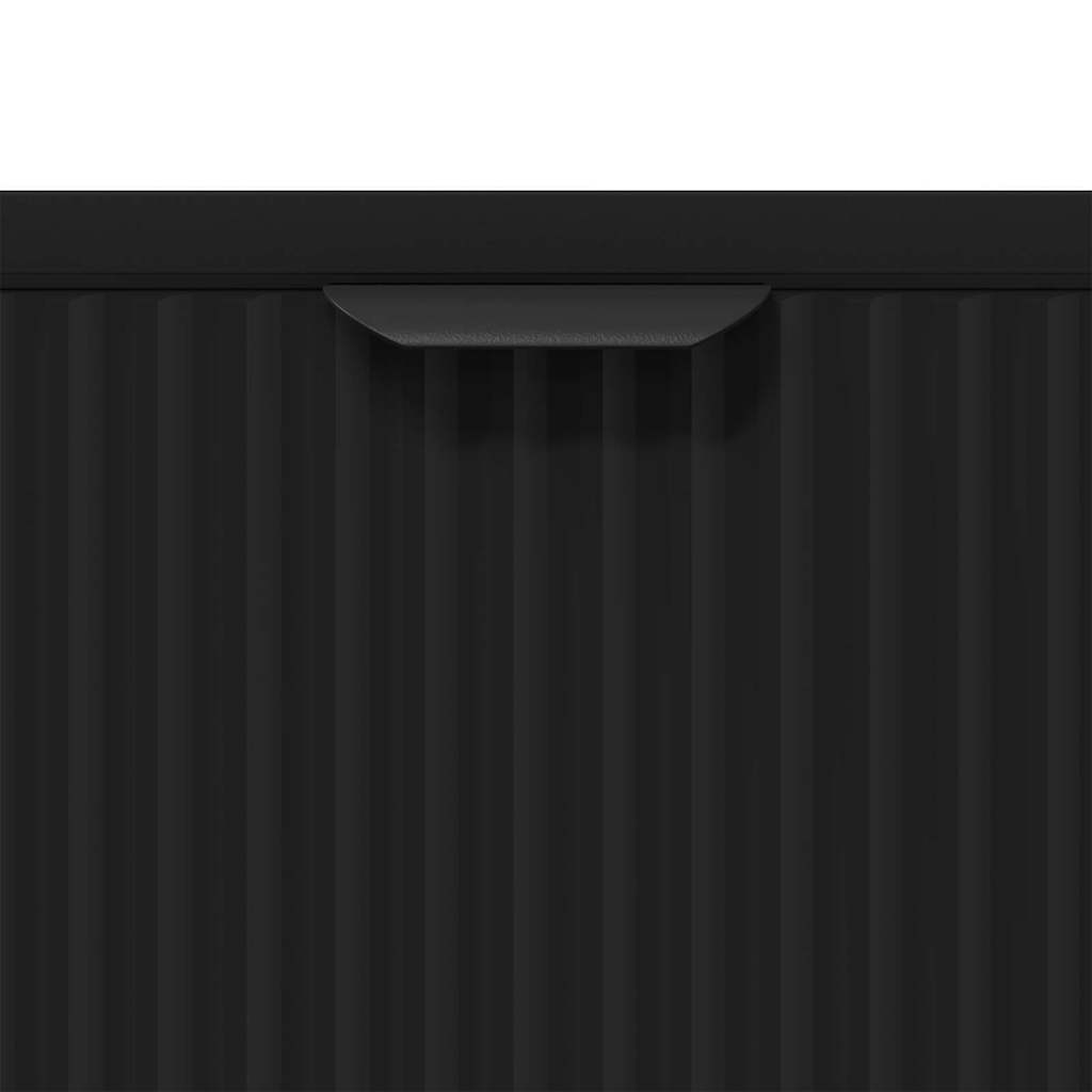 Buffet avec tiroir Noir 89,5 x 33 x 82 cm Bois d'ingénierie - XIOS