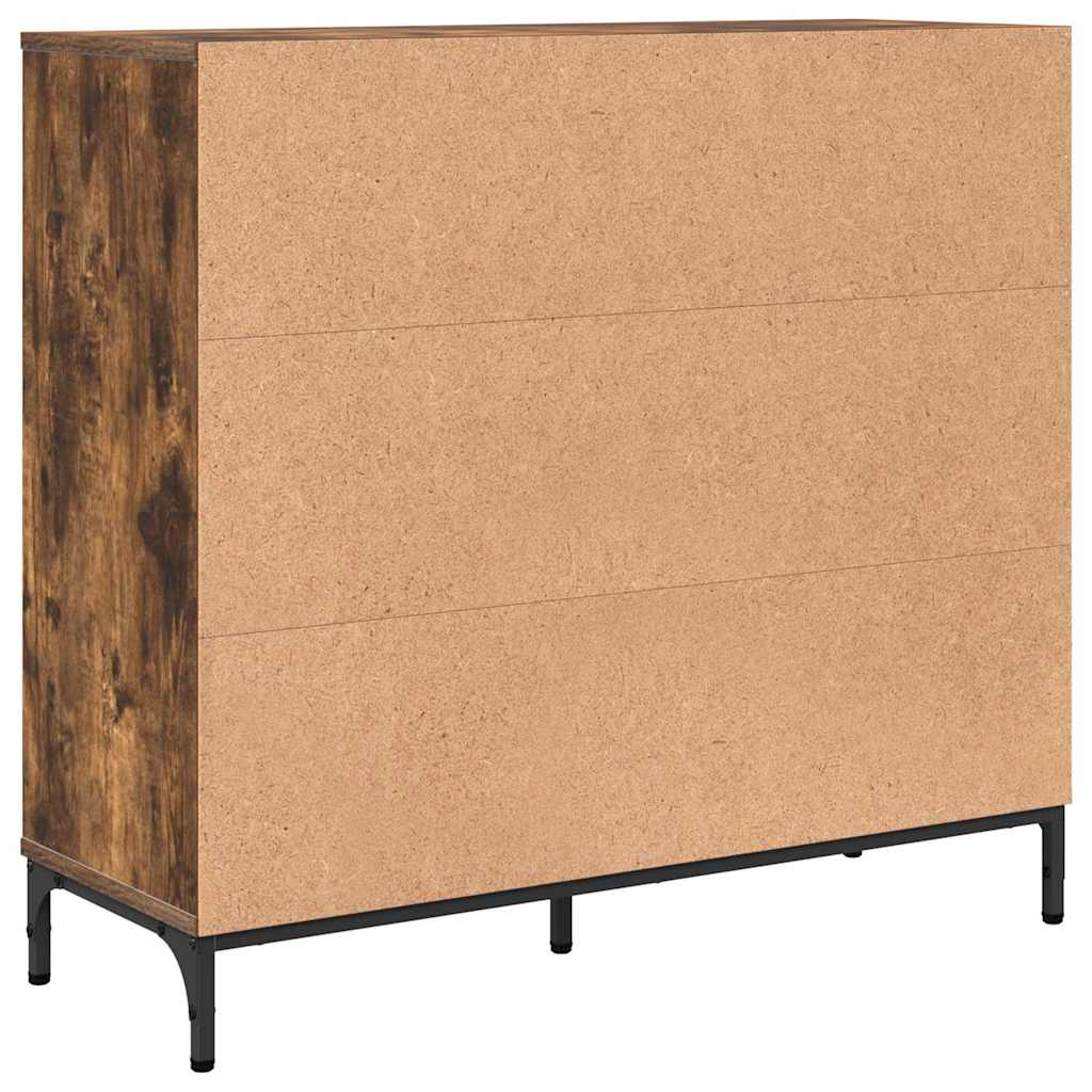 Buffet Chêne fumé 89,5 x 33 x 82 cm Bois d'ingénierie - XIOS