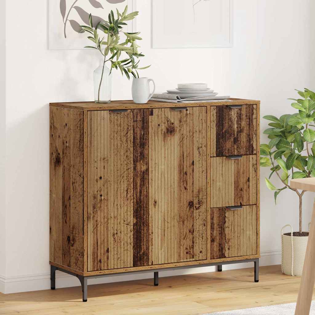 Buffet Bois ancien 89,5 x 33 x 82 cm Bois d'ingénierie - XIOS