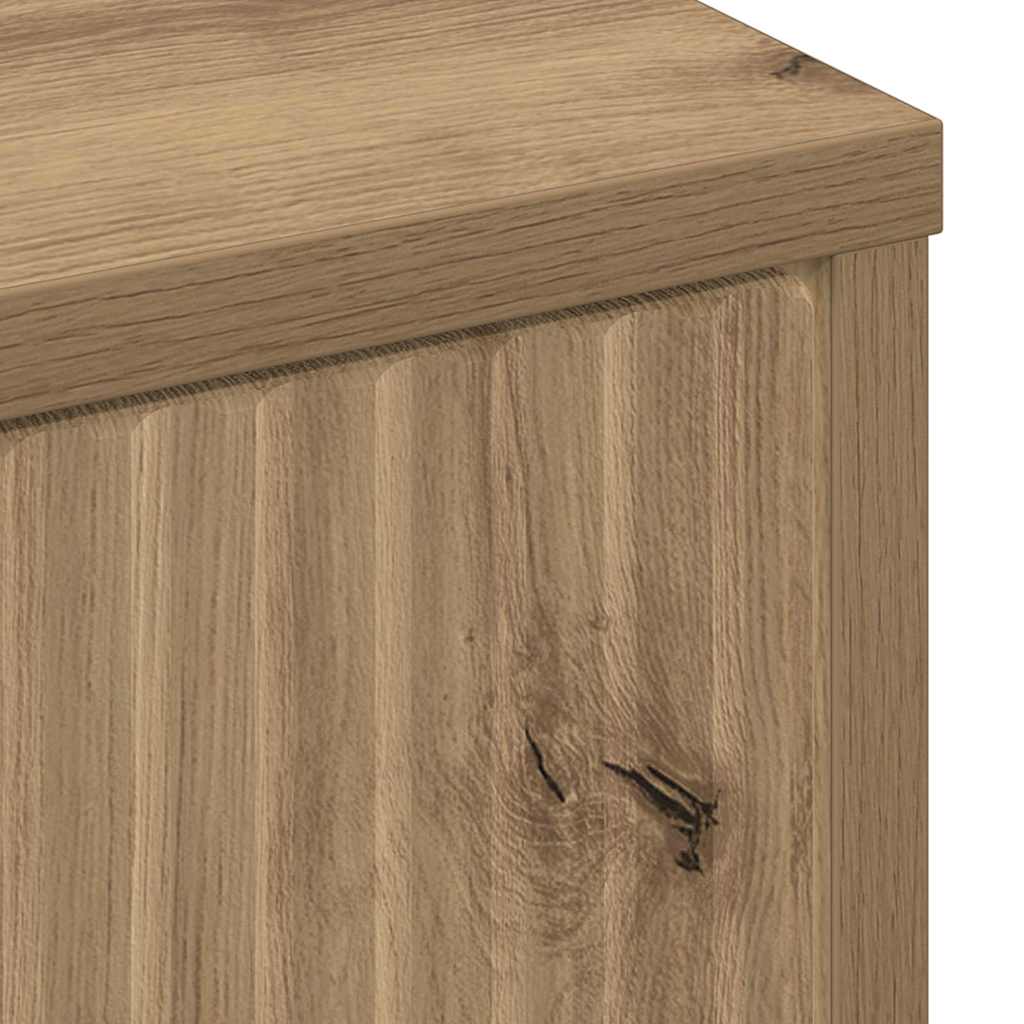 Buffet chêne artisanal 89,5 x 33 x 82 cm Bois d'ingénierie - XIOS