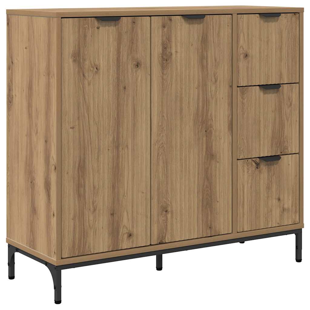 Buffet chêne artisanal 89,5 x 33 x 82 cm Bois d'ingénierie - XIOS