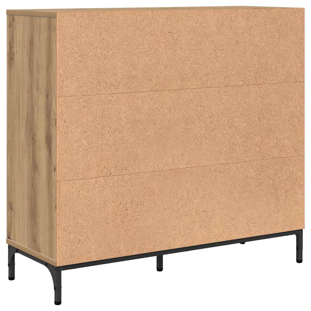 Buffet chêne artisanal 89,5 x 33 x 82 cm Bois d'ingénierie - XIOS