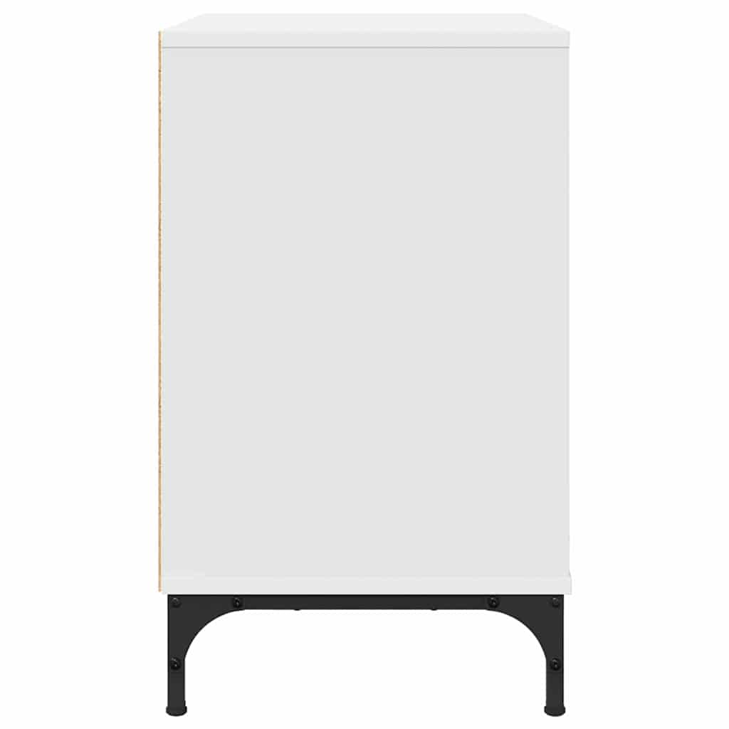Table de chevet Blanc 63,5 x 36 x 61 cm Bois d'ingénierie - XIOS