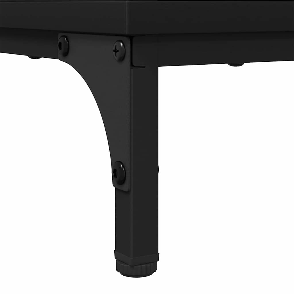 Table de chevet Noir 63,5 x 36 x 61 cm Bois d'ingénierie - XIOS