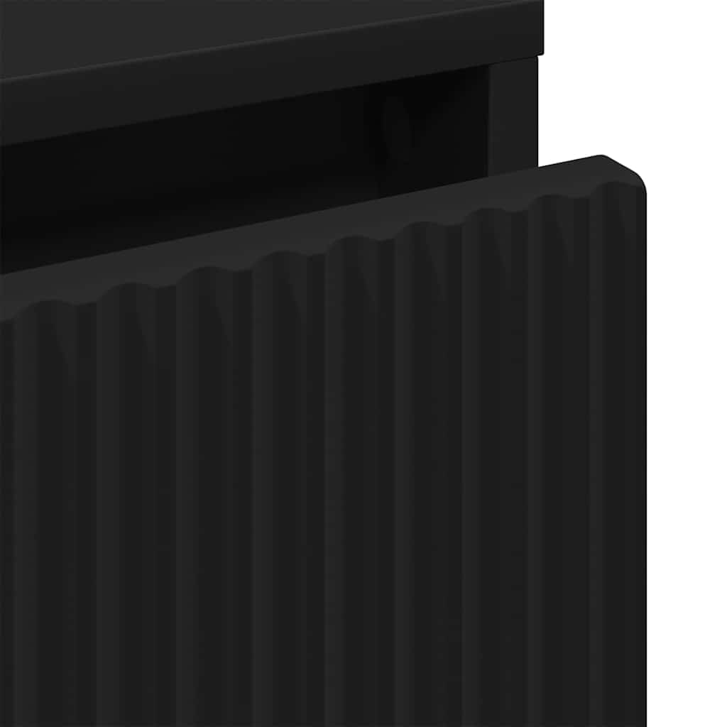 Table de chevet Noir 63,5 x 36 x 61 cm Bois d'ingénierie - XIOS