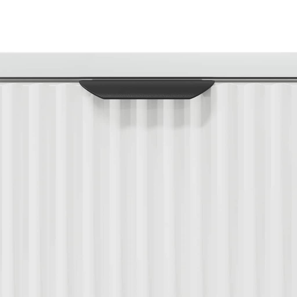 Table de chevet avec tiroir Blanc brillant 63,5 x 36 x 61 cm - XIOS