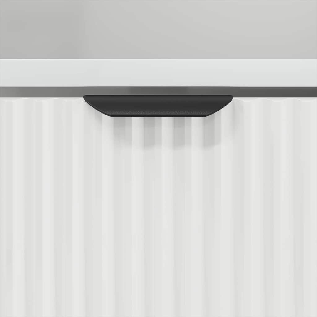 Tables de chevet 2 pcs Blanc 49 x 36 x 61 cm Bois d'ingénierie - XIOS