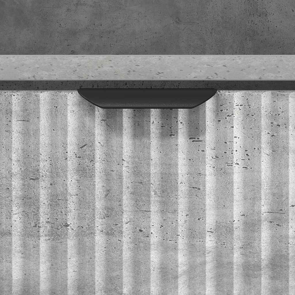 Tables de chevet avec tiroir 2 pcs Gris béton 49 x 36 x 61 cm - XIOS