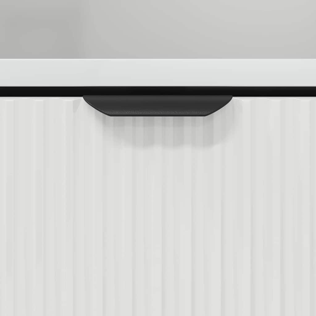 Tables de chevet 2 pcs Blanc brillant 49 x 36 x 61 cm - XIOS