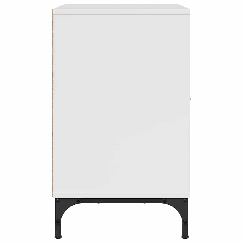 Tables de chevet 2 pcs Blanc brillant 49 x 36 x 61 cm - XIOS