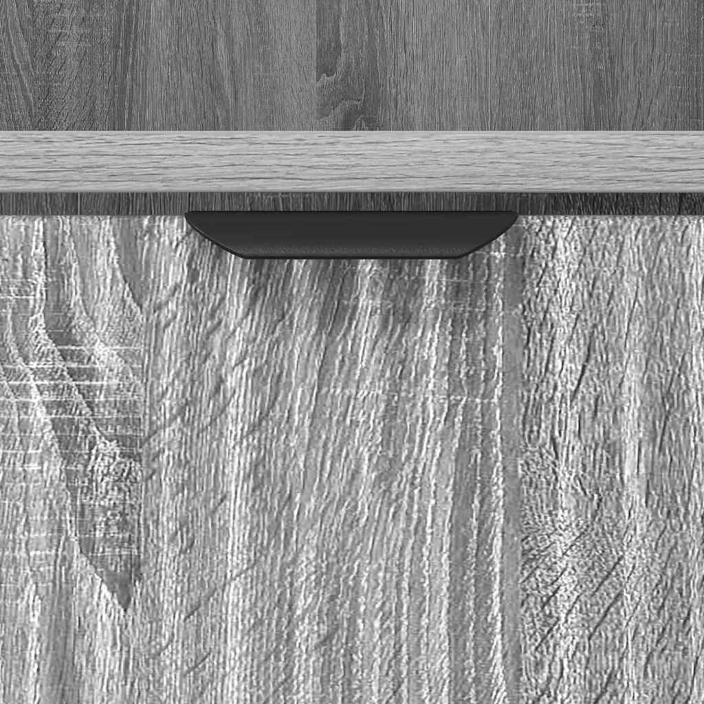 Table de chevet Sonoma gris 49 x 36 x 61 cm Bois d'ingénierie - XIOS