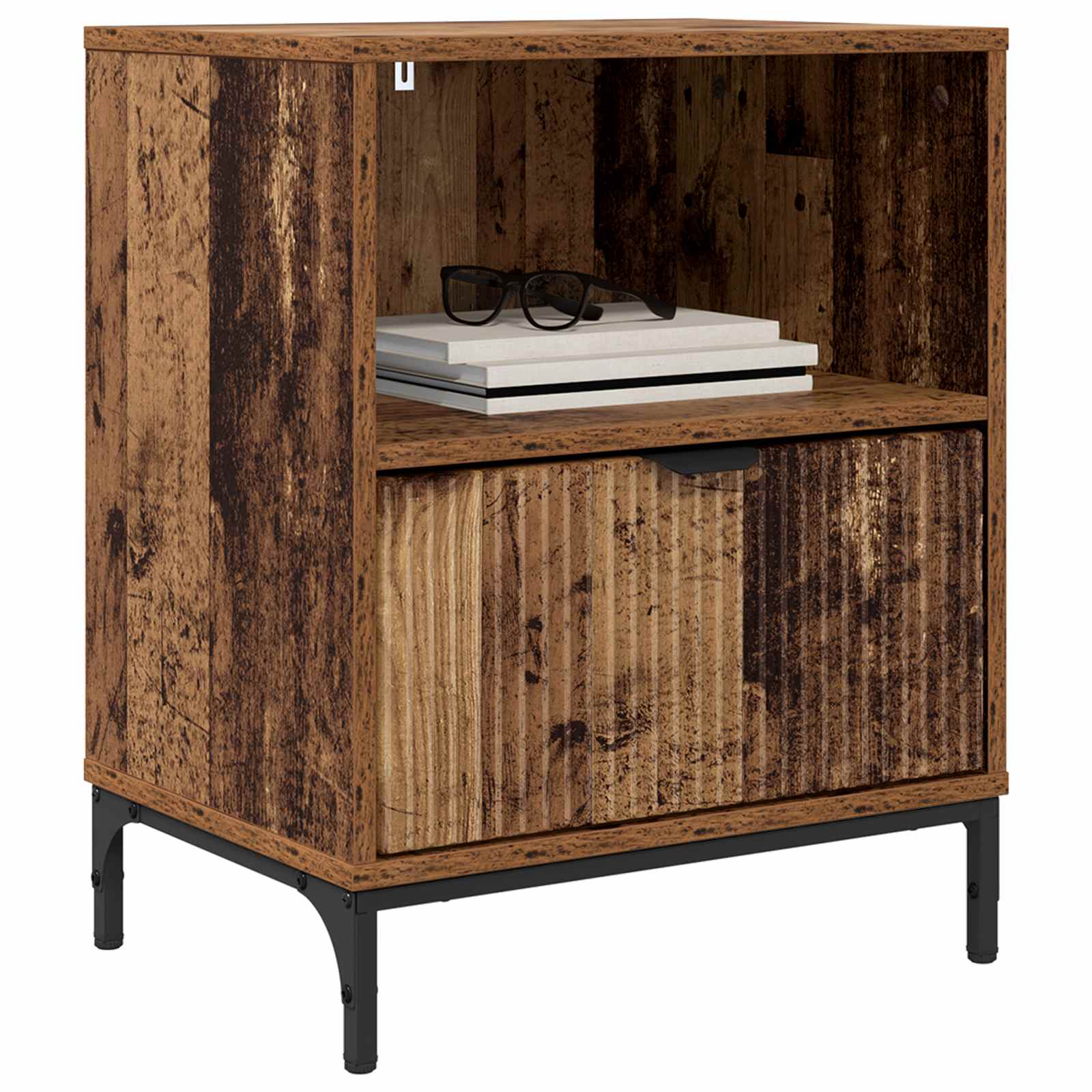 Cabinet de chevet Bois ancien 49 x 36 x 61 cm Bois d'ingénierie - XIOS