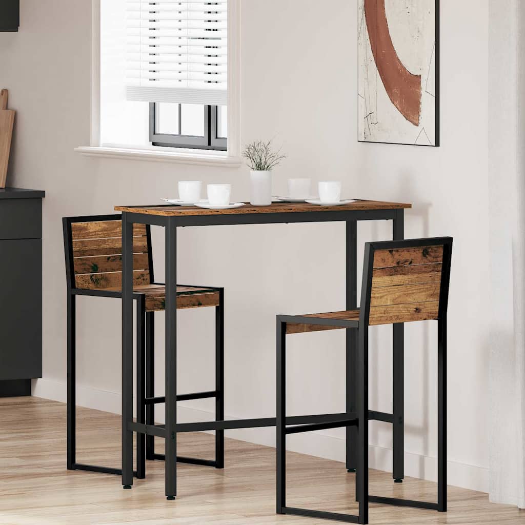 table Bois ancien 100 x 40 x 100,5 cm - XIOS