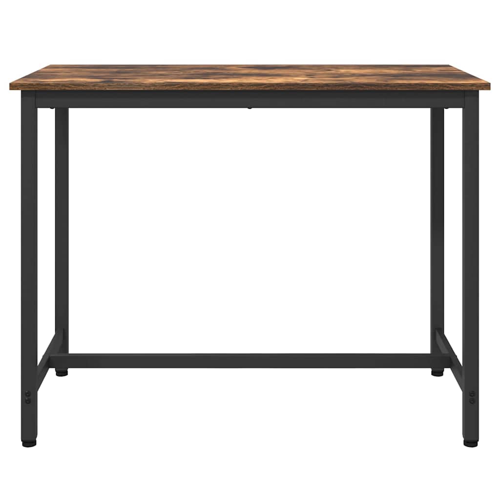 table Chêne fumé 100 x 50 x 76,5 cm Bois d'ingénierie et acier - XIOS