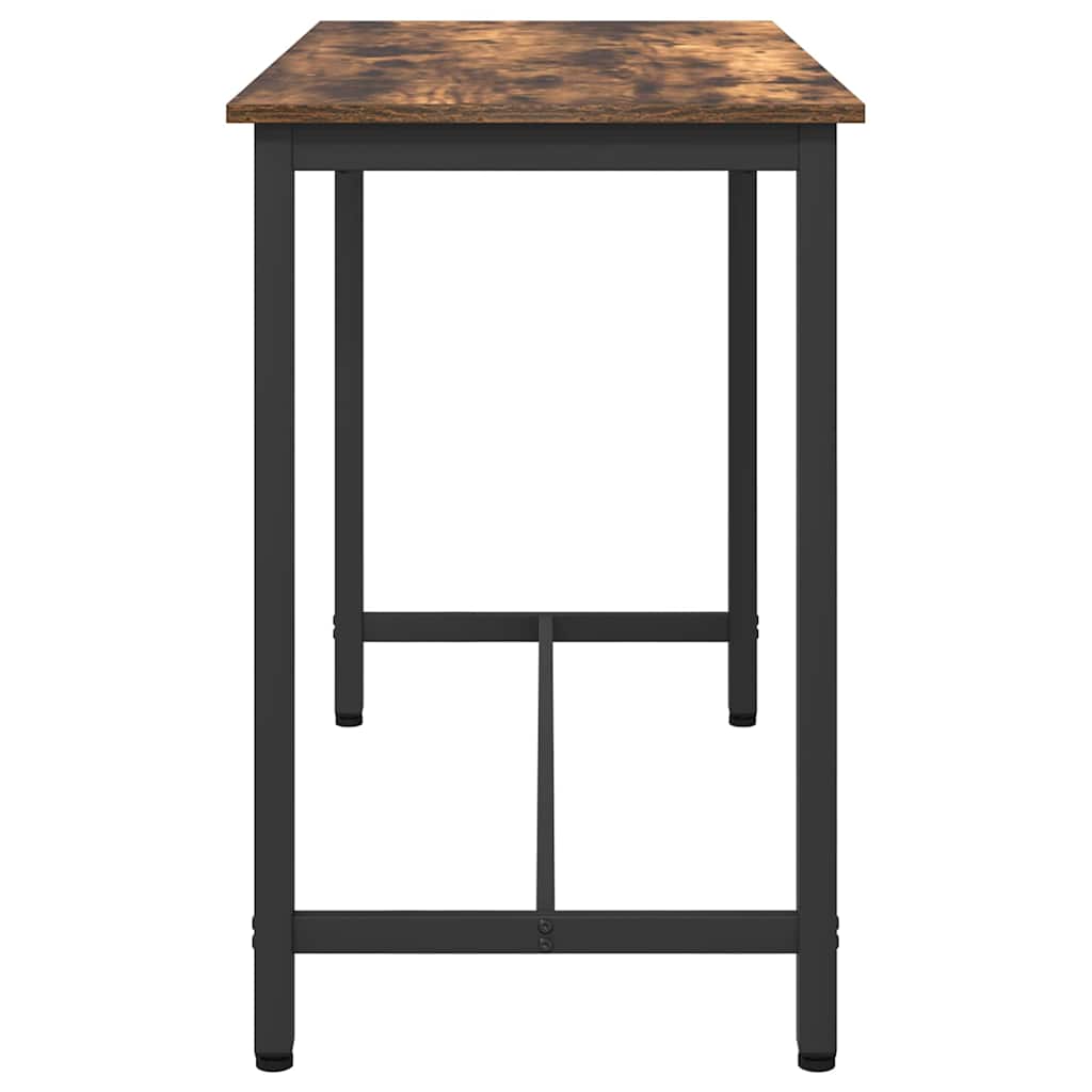 table Chêne fumé 100 x 50 x 76,5 cm Bois d'ingénierie et acier - XIOS