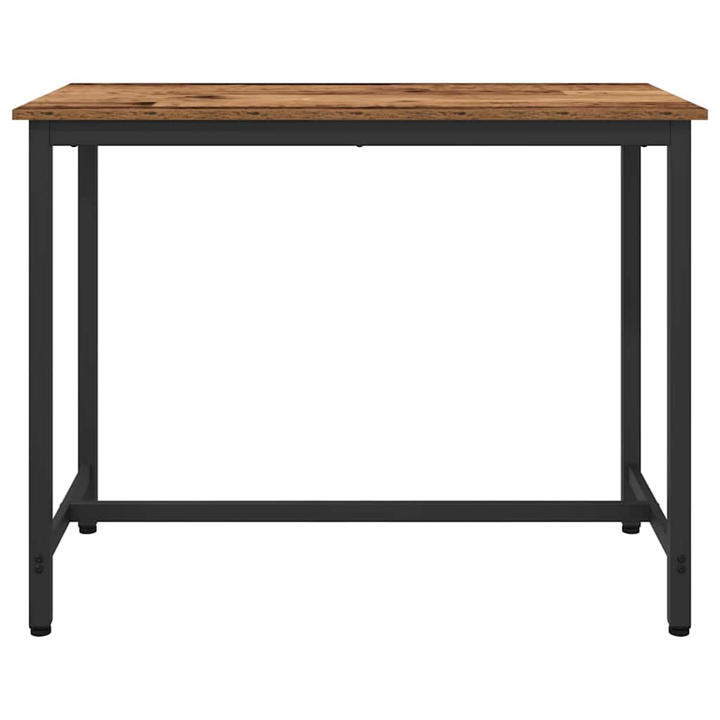 table Bois ancien 100 x 50 x 76,5 cm Bois d'ingénierie et acier - XIOS