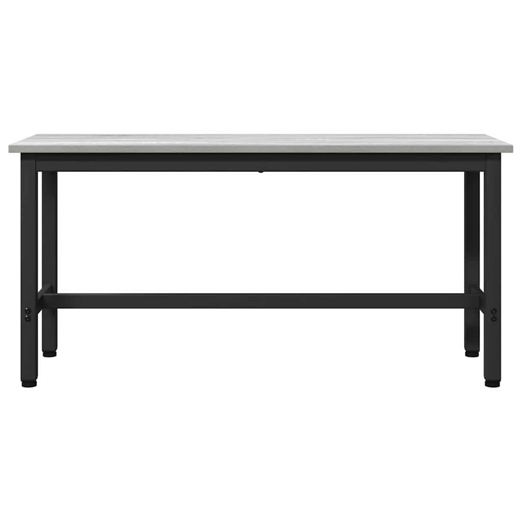 Banc de salle à manger 2 pcs Gris Sonoma 100 x 32,5 x 48,5 cm - XIOS