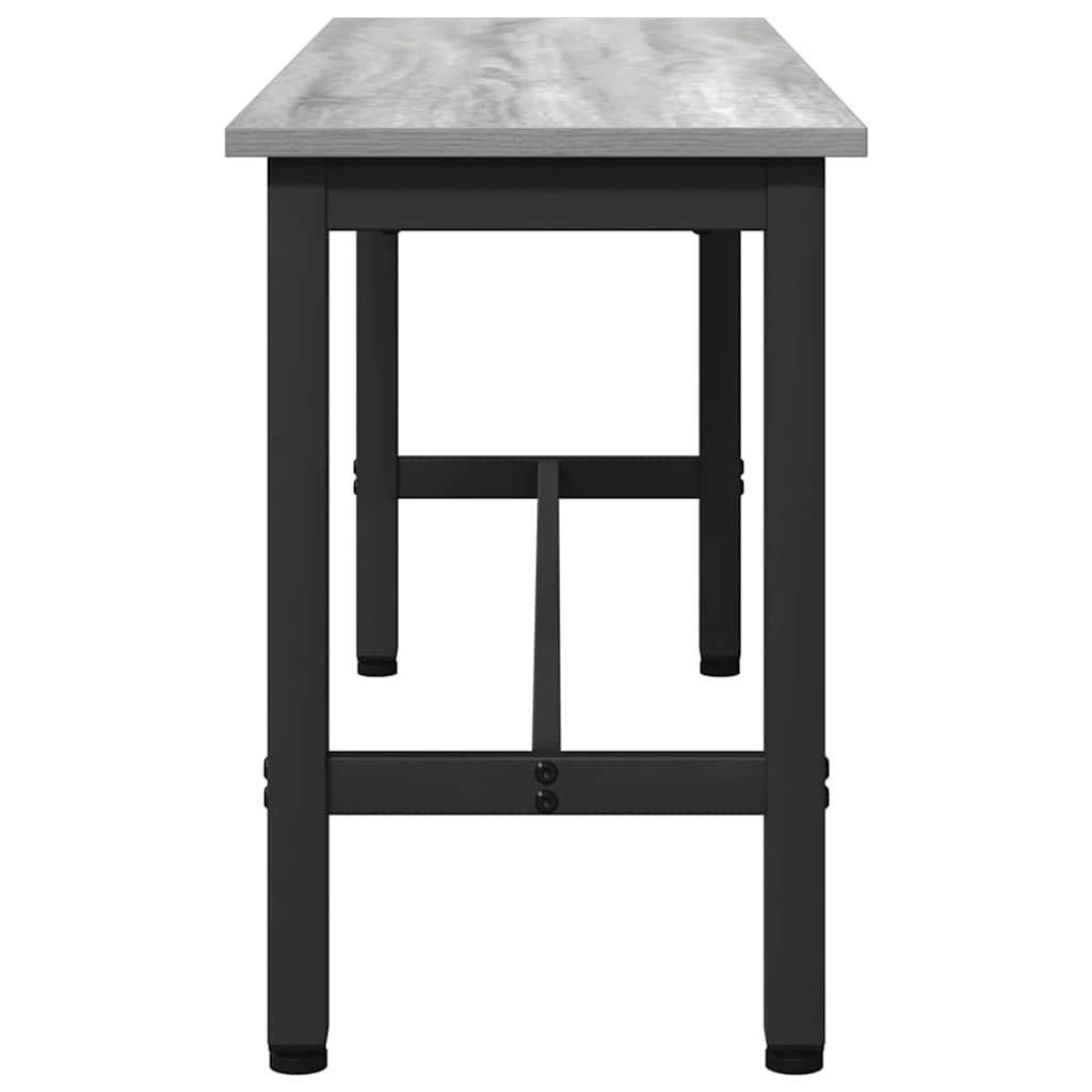 Banc de salle à manger 2 pcs Gris Sonoma 100 x 32,5 x 48,5 cm - XIOS