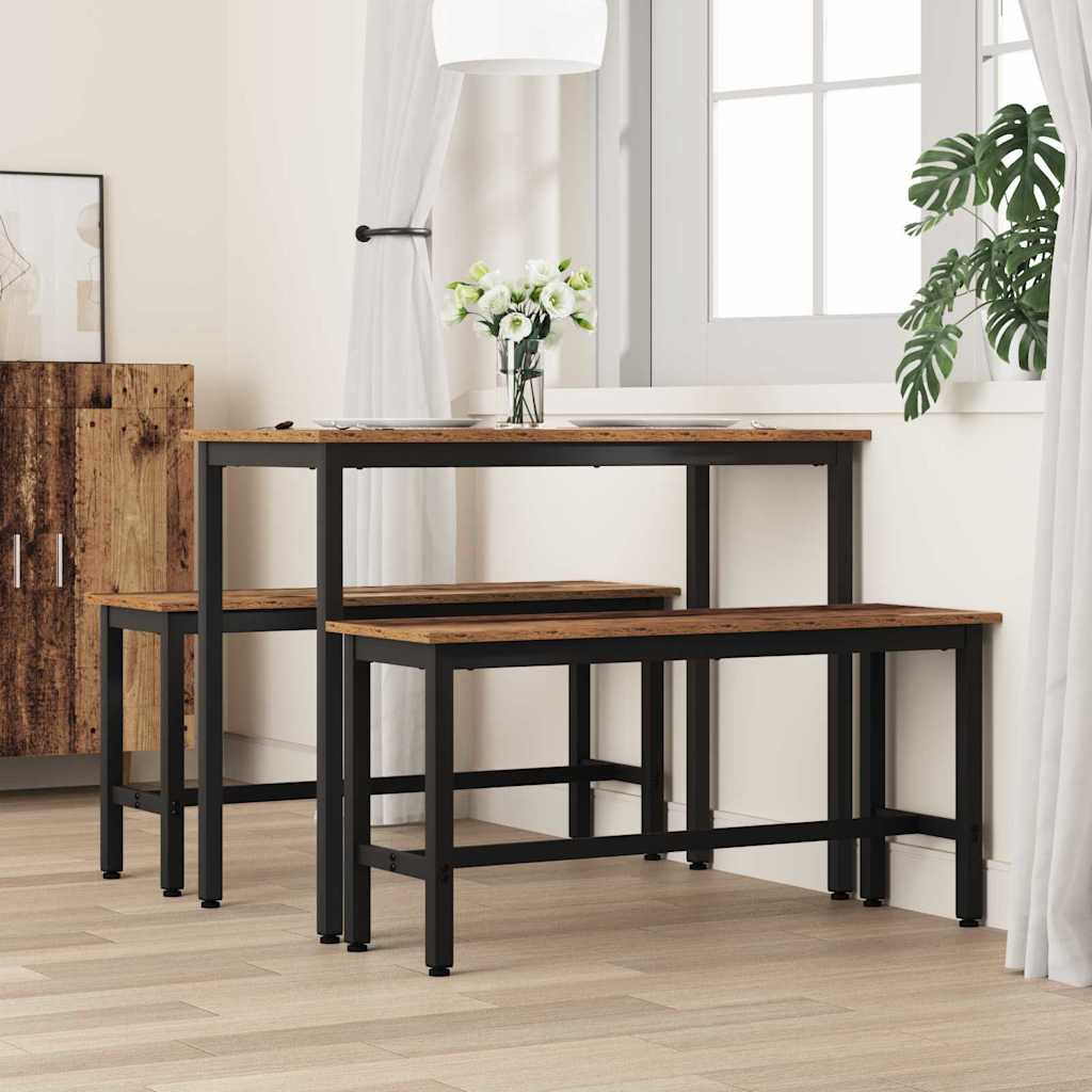 Banc de salle à manger Bois ancien 100 x 32,5 x 48,5 cm - XIOS