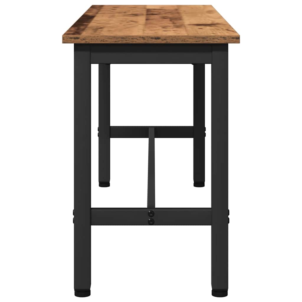 Banc de salle à manger 2 pcs Bois ancien 100 x 32,5 x 48,5 cm - XIOS