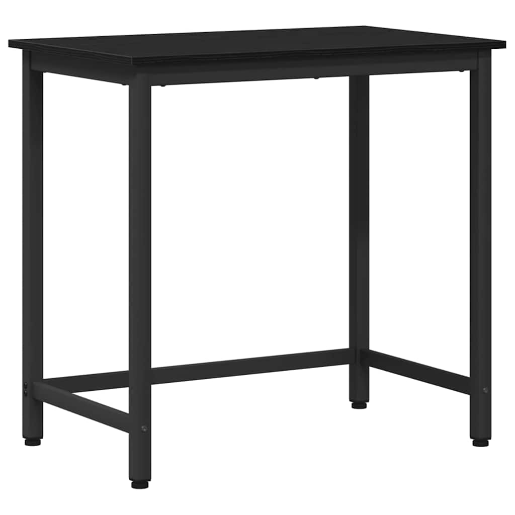 table Chêne noir 100 x 50 x 76,5 cm Bois d'ingénierie et acier - XIOS