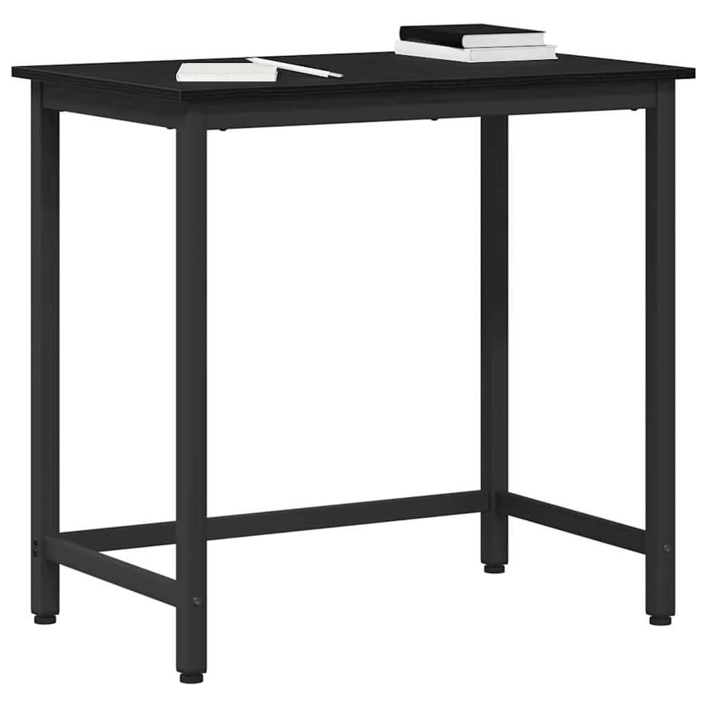table Chêne noir 100 x 50 x 76,5 cm Bois d'ingénierie et acier - XIOS