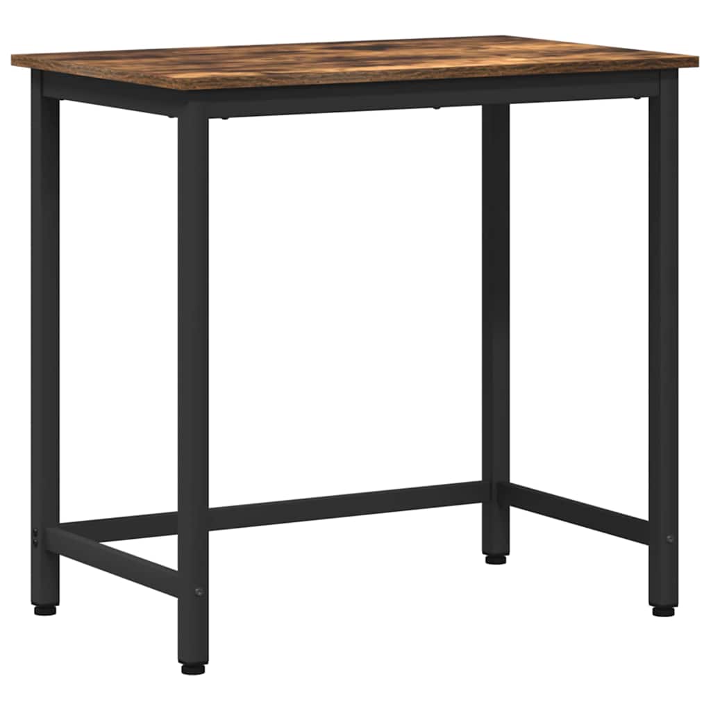 table Chêne fumé 100 x 50 x 76,5 cm Bois d'ingénierie et acier - XIOS