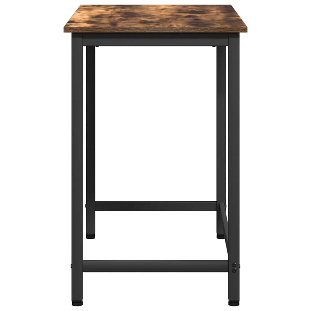 table Chêne fumé 100 x 50 x 76,5 cm Bois d'ingénierie et acier - XIOS