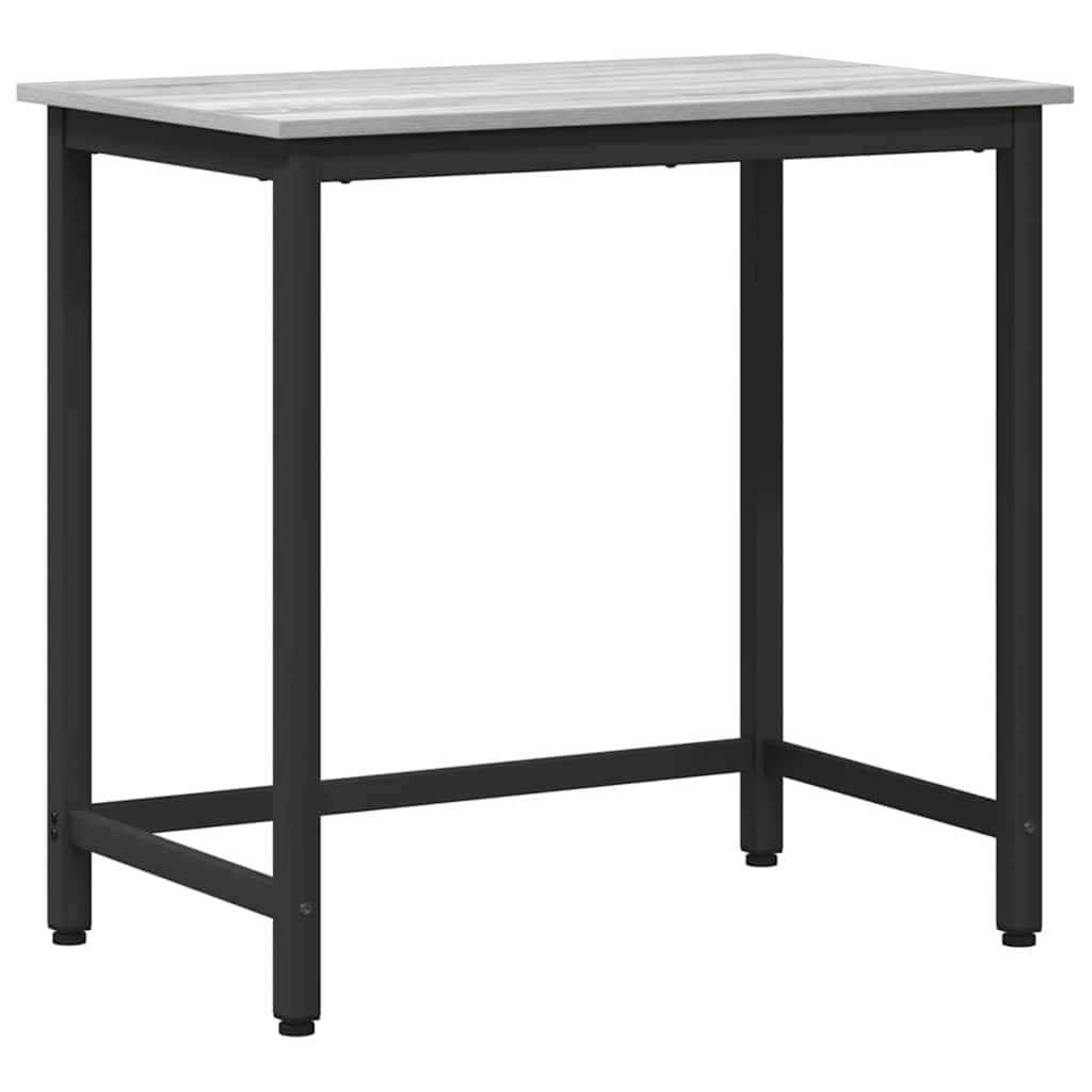 table Gris Sonoma 100 x 50 x 76,5 cm Bois d'ingénierie et acier - XIOS